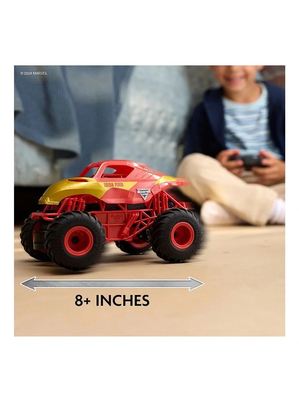 New Monster Jam Marvel Iron Man 1:24 Scale remote control Monster Truck